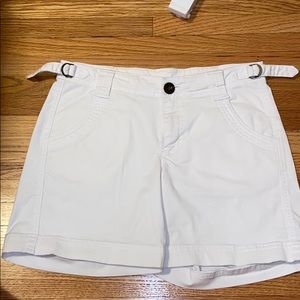 Athleta 0 white Jean shorts